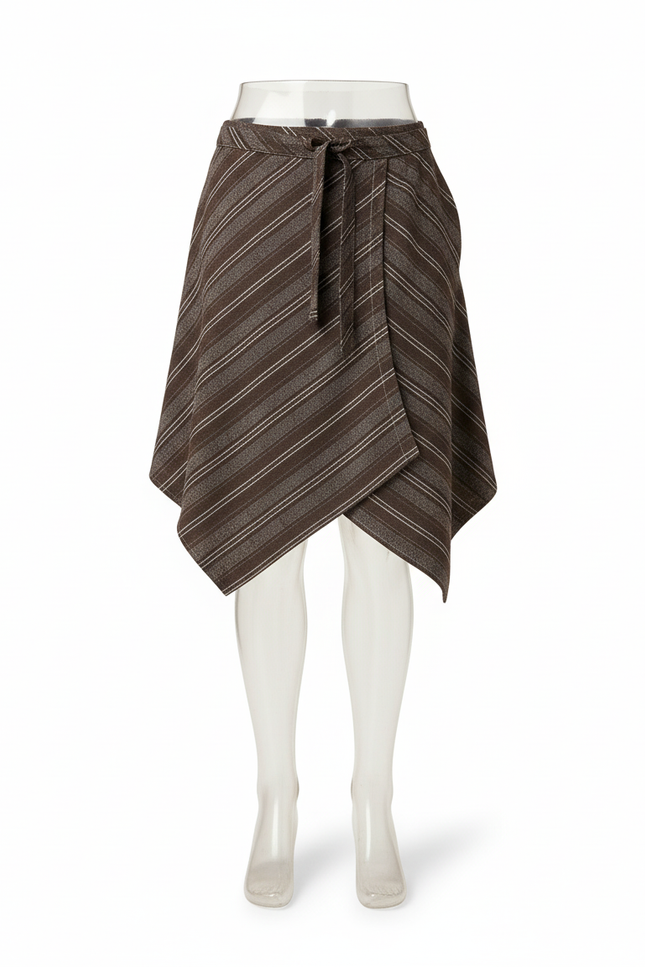 Jupe Homme Rayée Asymétrique Décontractée Graphique